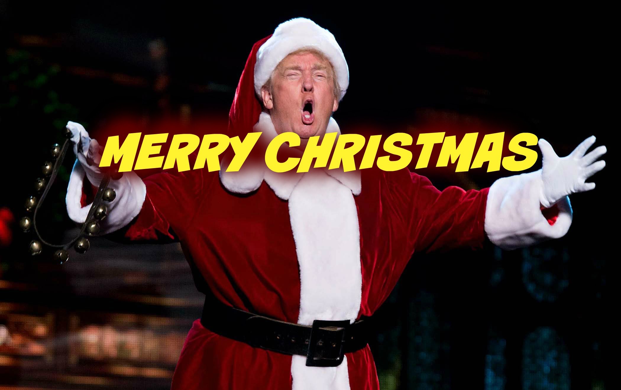 Donald Trump Fights Back Against The War On Christmas!
